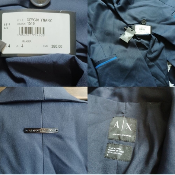 ARMANI X Blazer NWT - Picture 12 of 16